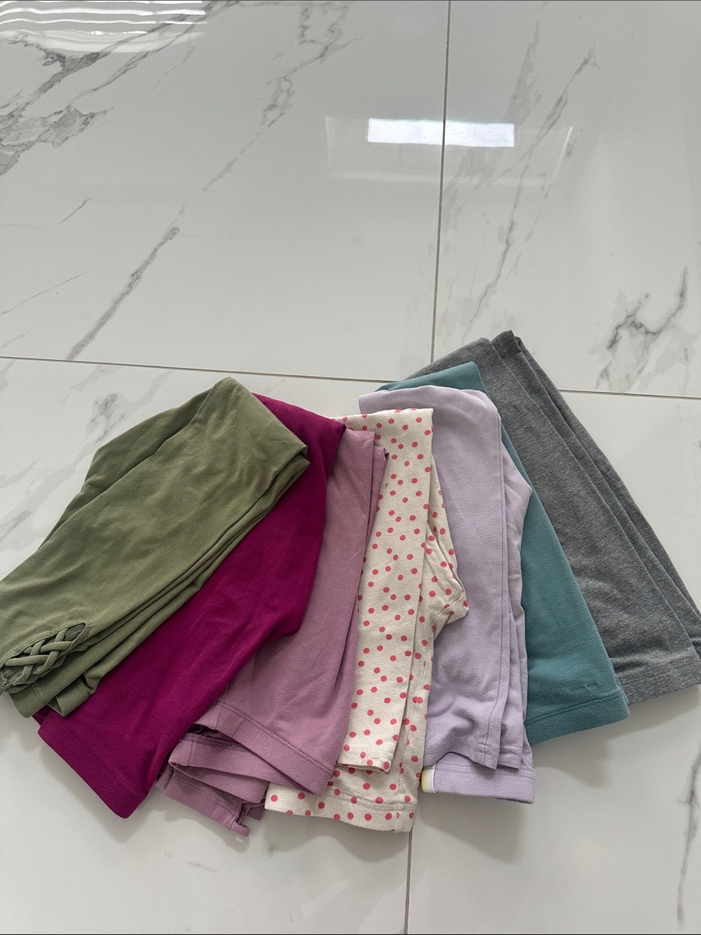 7x Old Navy Girls Leggings Bundle Size Medium
